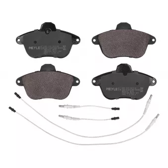 Jeu de 4 plaquettes de frein avant MEYLE OEM 425295