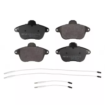 Jeu de 4 plaquettes de frein avant MEYLE OEM 425089