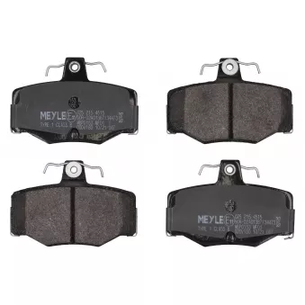 Jeu de 4 plaquettes de frein arrière MEYLE OEM 440603F085