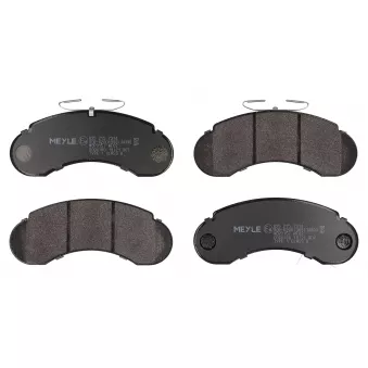 Jeu de 4 plaquettes de frein avant MEYLE OEM A6314200320