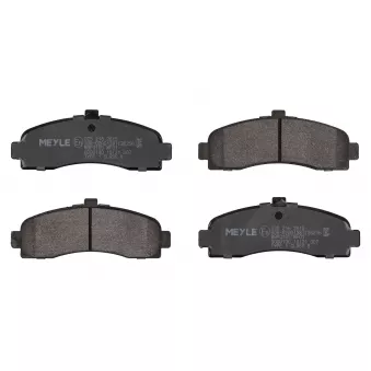 Jeu de 4 plaquettes de frein avant MEYLE OEM 410606F626