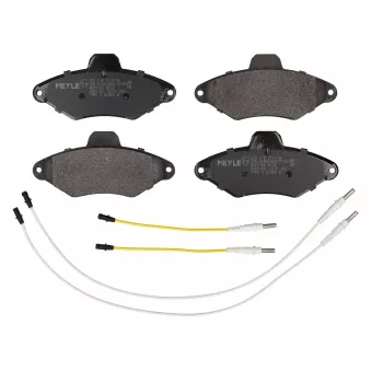 Jeu de 4 plaquettes de frein avant MEYLE OEM 95667785
