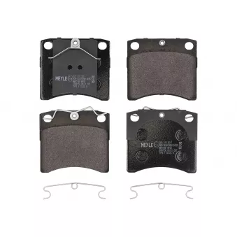 Jeu de 4 plaquettes de frein avant MEYLE OEM 701698151G