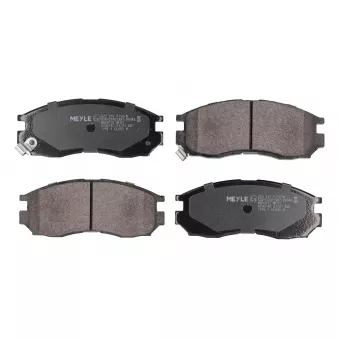 Jeu de 4 plaquettes de frein avant MEYLE OEM MB895072