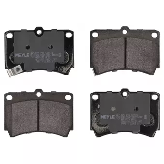 Jeu de 4 plaquettes de frein avant MEYLE OEM B5Y83328ZB