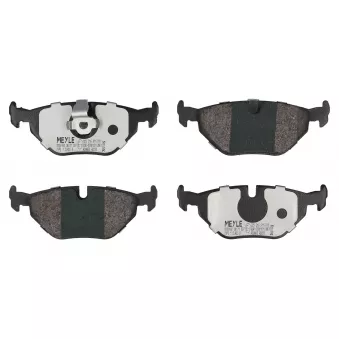 Jeu de 4 plaquettes de frein arrière MEYLE OEM 34211163395