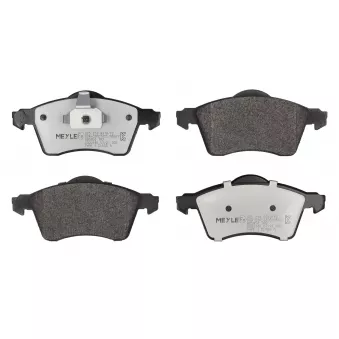 Jeu de 4 plaquettes de frein avant MEYLE OEM 7D0698151E