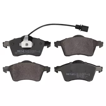 Jeu de 4 plaquettes de frein avant MEYLE OEM 7D0698151F