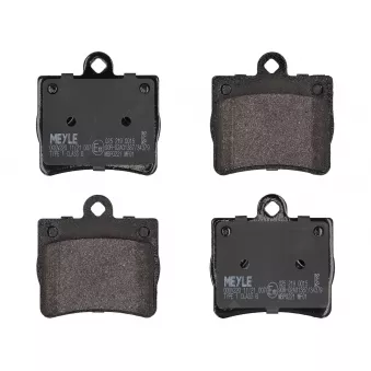 Jeu de 4 plaquettes de frein arrière MEYLE OEM A0024205120