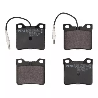 Jeu de 4 plaquettes de frein arrière MEYLE OEM 0024204820