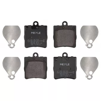 Jeu de 4 plaquettes de frein arrière MEYLE OEM 0024207120