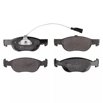 Jeu de 4 plaquettes de frein avant MEYLE OEM 77362316
