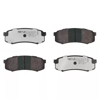 Jeu de 4 plaquettes de frein arrière MEYLE OEM 0449260020