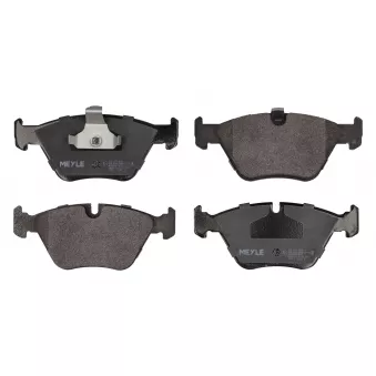 Jeu de 4 plaquettes de frein avant MEYLE OEM 34112157586