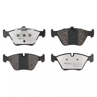 Jeu de 4 plaquettes de frein avant MEYLE OEM 1164629