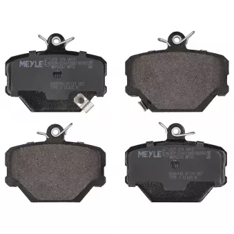 Jeu de 4 plaquettes de frein avant MEYLE OEM C0001431V002
