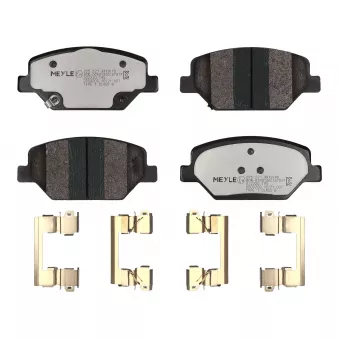 Jeu de 4 plaquettes de frein avant MEYLE OEM 1680880180