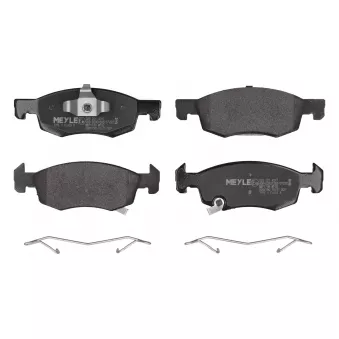 Jeu de 4 plaquettes de frein avant MEYLE OEM 95524972
