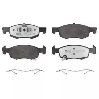 Jeu de 4 plaquettes de frein avant MEYLE OEM 95524972