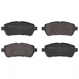 Jeu de 4 plaquettes de frein avant MEYLE OEM G1B52001AA