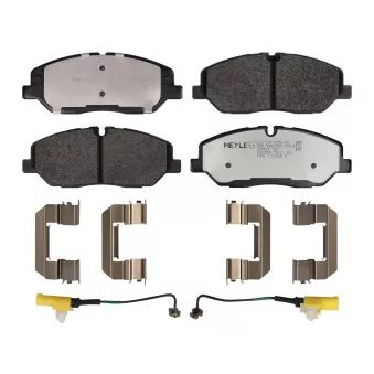 Jeu de 4 plaquettes de frein avant MEYLE 025 224 2020/PD pour HYUNDAI H350 2.5 CRDI - 150cv