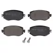 MEYLE 025 226 1019 - Jeu de 4 plaquettes de frein avant