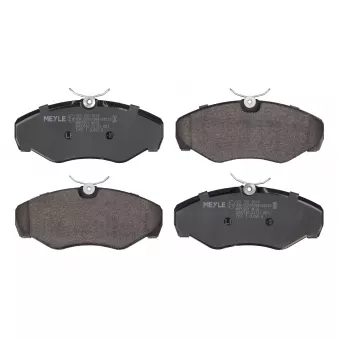 Jeu de 4 plaquettes de frein avant MEYLE 025 230 9918