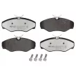 MEYLE 025 230 9918/PD - Jeu de 4 plaquettes de frein avant