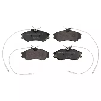 Jeu de 4 plaquettes de frein avant MEYLE OEM E172532