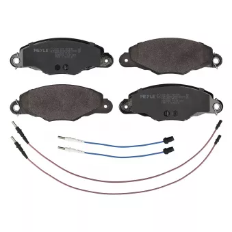 MEYLE 025 231 3518/W - Jeu de 4 plaquettes de frein avant