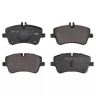 Jeu de 4 plaquettes de frein avant MEYLE OEM 0034205920