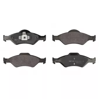Jeu de 4 plaquettes de frein avant MEYLE OEM 1130715