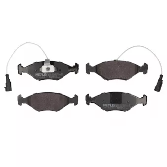 Jeu de 4 plaquettes de frein avant MEYLE OEM 9949124