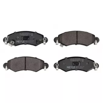 Jeu de 4 plaquettes de frein avant MEYLE OEM 9194893
