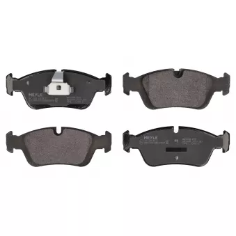 Jeu de 4 plaquettes de frein avant MEYLE OEM 6761237