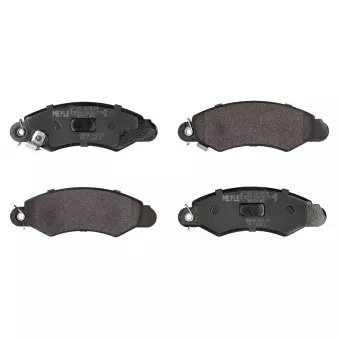 Jeu de 4 plaquettes de frein avant MEYLE OEM 5520080E10