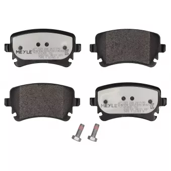 Jeu de 4 plaquettes de frein arrière MEYLE OEM 7H0698451B