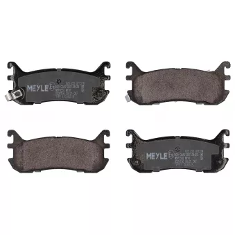 Jeu de 4 plaquettes de frein arrière MEYLE OEM N0Y62648ZA