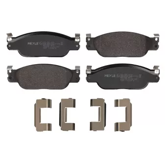 Jeu de 4 plaquettes de frein avant MEYLE OEM XR813324