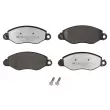 MEYLE 025 234 3418/PD - Jeu de 4 plaquettes de frein avant