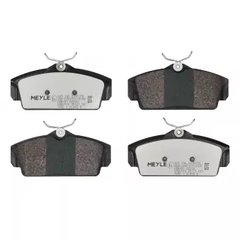 Jeu de 4 plaquettes de frein avant MEYLE OEM 410602F025