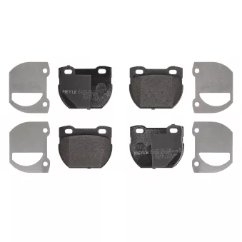 Jeu de 4 plaquettes de frein arrière MEYLE OEM SFP000130