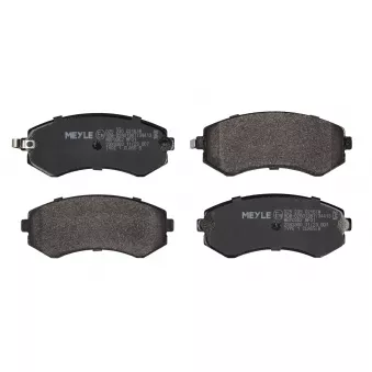 Jeu de 4 plaquettes de frein arrière MEYLE OEM D10602N390