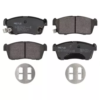 Jeu de 4 plaquettes de frein avant MEYLE OEM 04465B1380