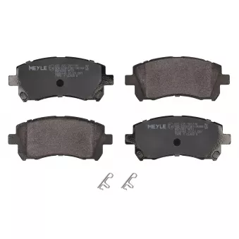 Jeu de 4 plaquettes de frein avant MEYLE OEM 26296AC040