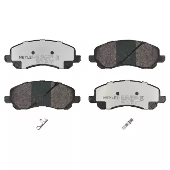 Jeu de 4 plaquettes de frein avant MEYLE OEM 68020494AB