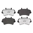 MEYLE 025 236 1318/PD - Jeu de 4 plaquettes de frein avant