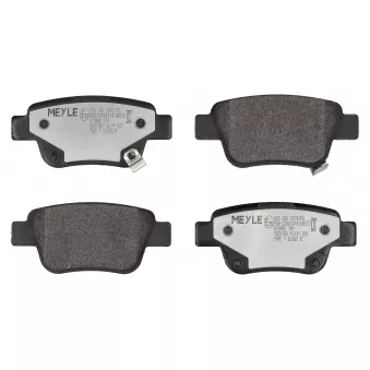 Jeu de 4 plaquettes de frein arrière MEYLE OEM 0446605020