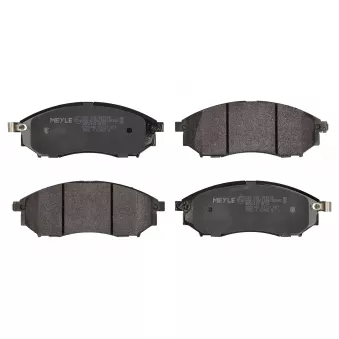 Jeu de 4 plaquettes de frein avant MEYLE OEM AY040NS098