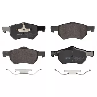 Jeu de 4 plaquettes de frein avant MEYLE OEM 05072216AA